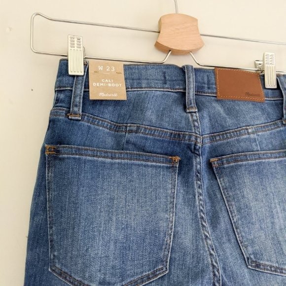 New Madewell Cali-Demi Boot Jean in Kemper Wash Size 23 - Picture 8 of 11
